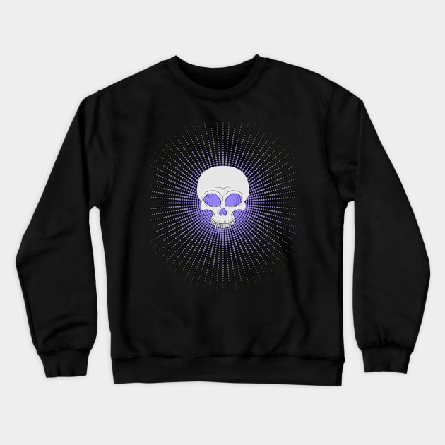 Halloween Goth Skull Crewneck Sweatshirt by Urban